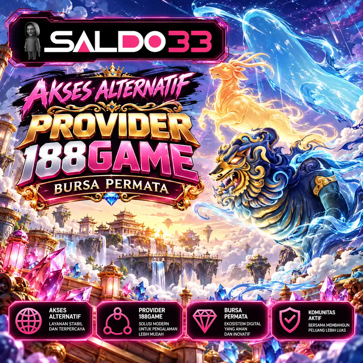 SALDO33 ~ Akses Alternatif Provider 188Game Bursa Permata