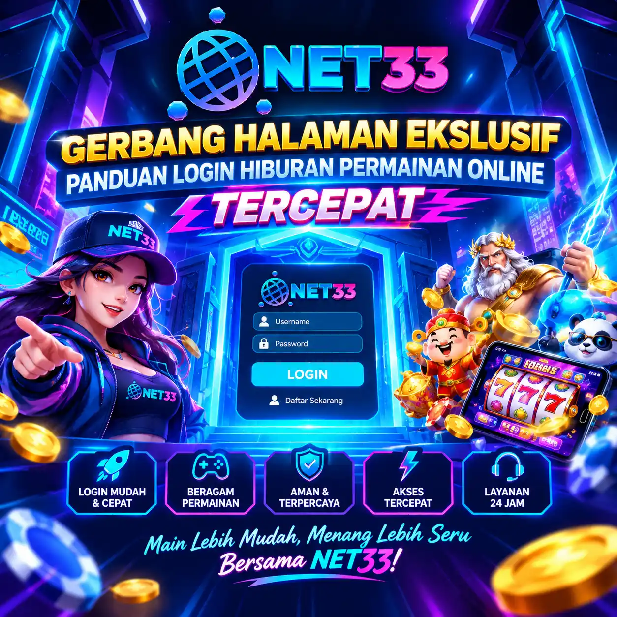 NET33: Gerbang Halaman Ekslusif Panduan Login Hiburan Permainan Online Tercepat