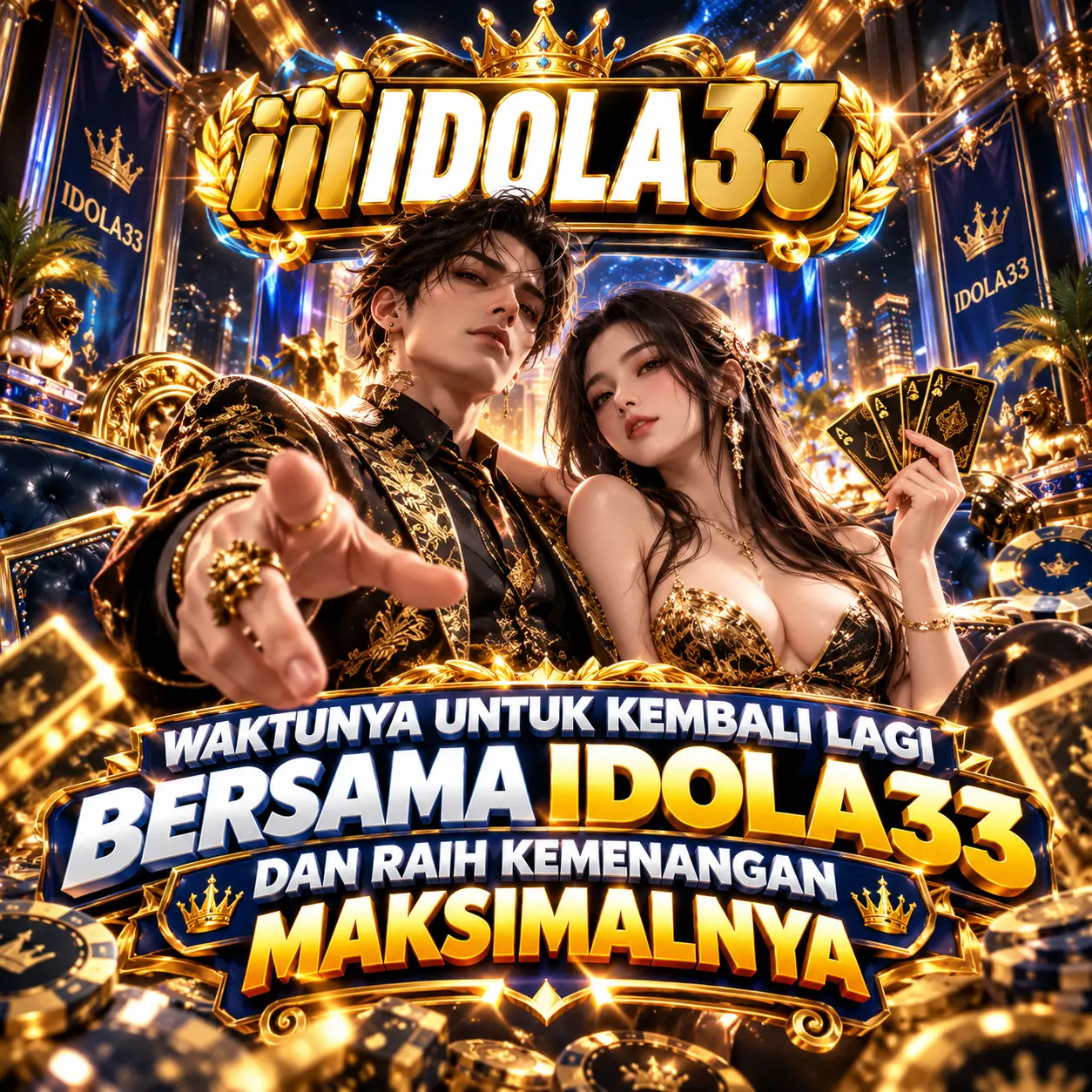 Ilustrasi tema IDOLA33 dan jeda bersama IDOLA33