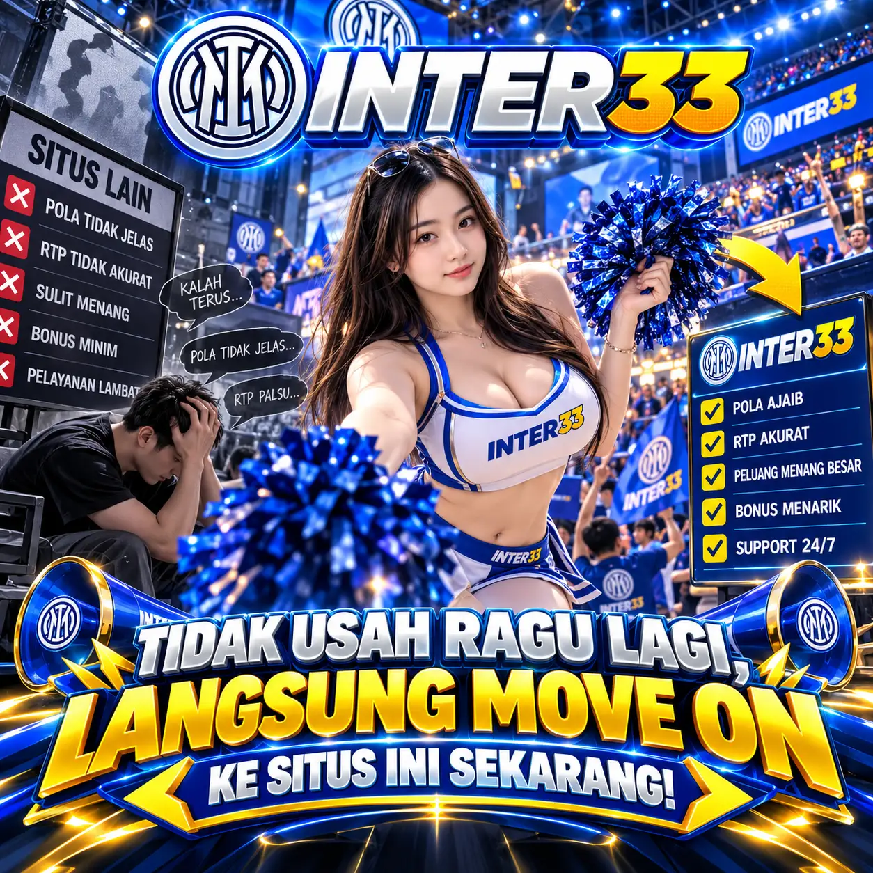 Ilustrasi INTER33 tentang suasana hiburan baru