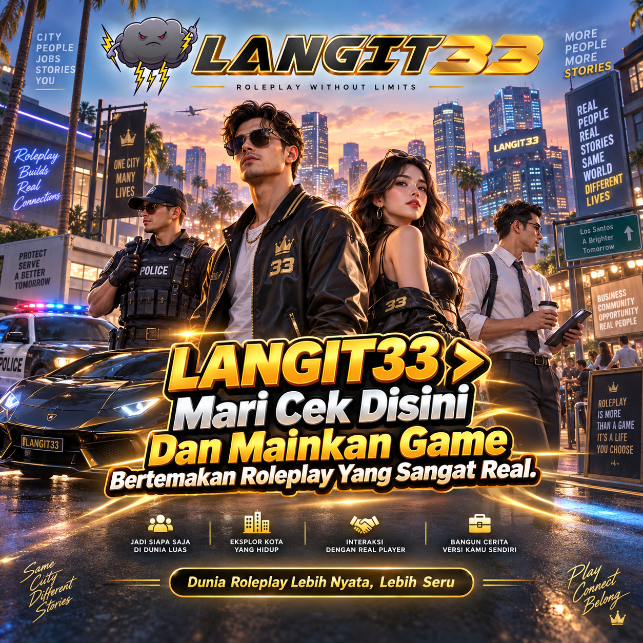 LANGIT33 > Mari Cek Disini Dan Mainkan Game Bertemakan Roleplay Yang Sangat Real.