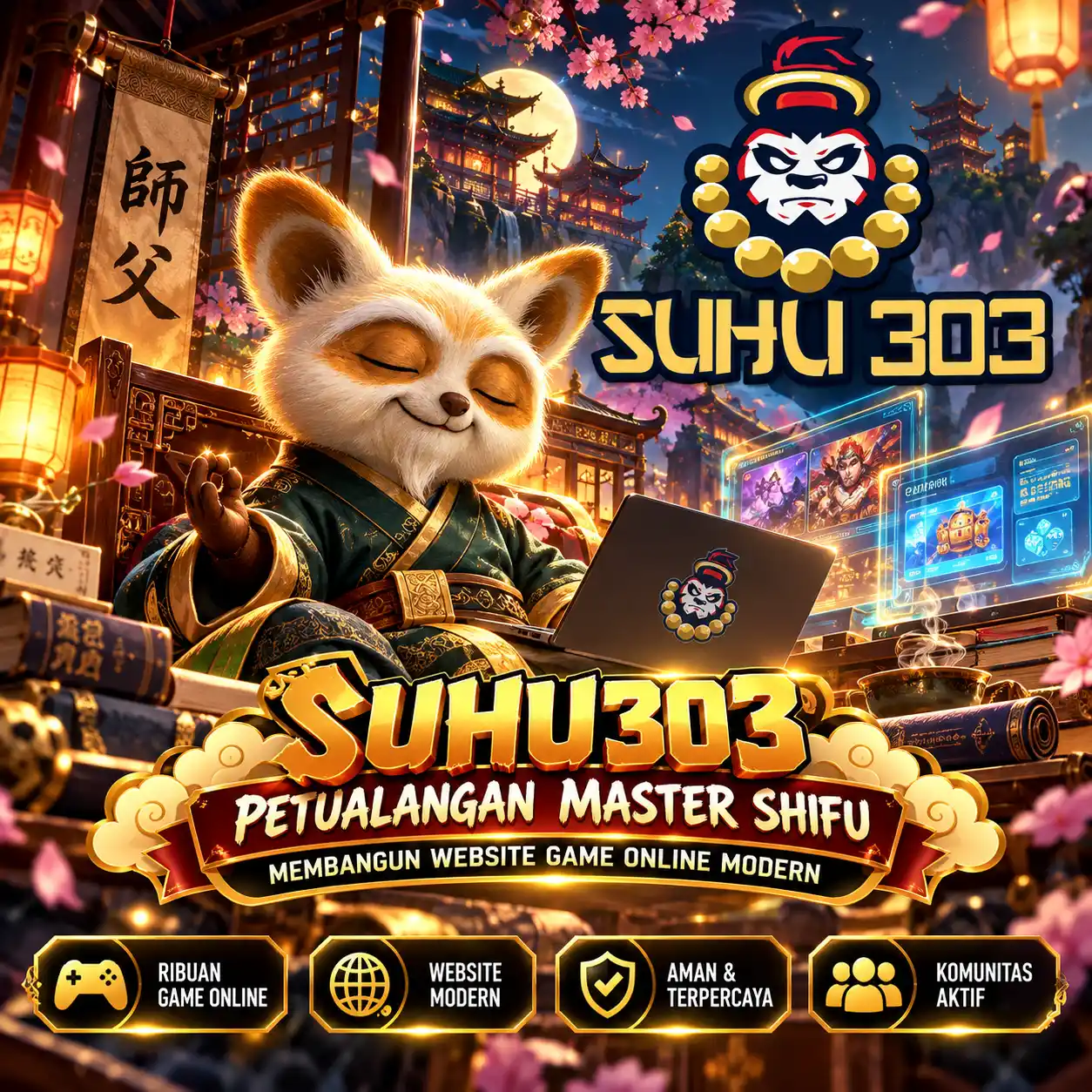 Galeri foto SUHU303 : Petualangan Master Shifu Membangun Website Game Online Modern di Jakarta