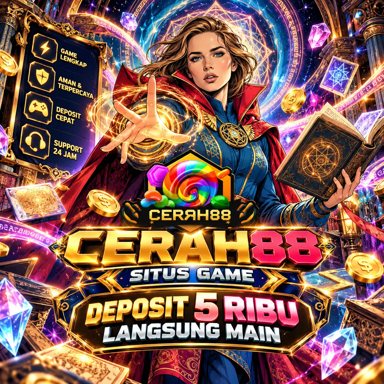 CERAH88 | Situs Game, Cerah88 Deposit 5 Ribu Langsung Main