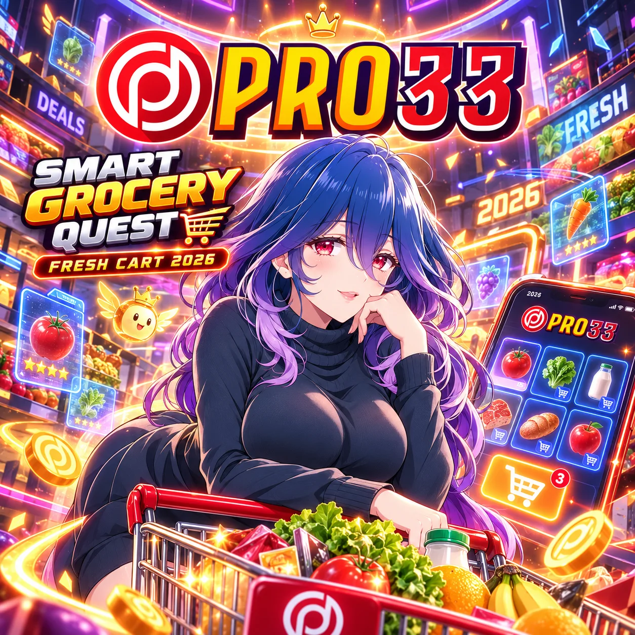 PRO33 | Smart Grocery Quest, Mobile Market & Fresh Cart 2026