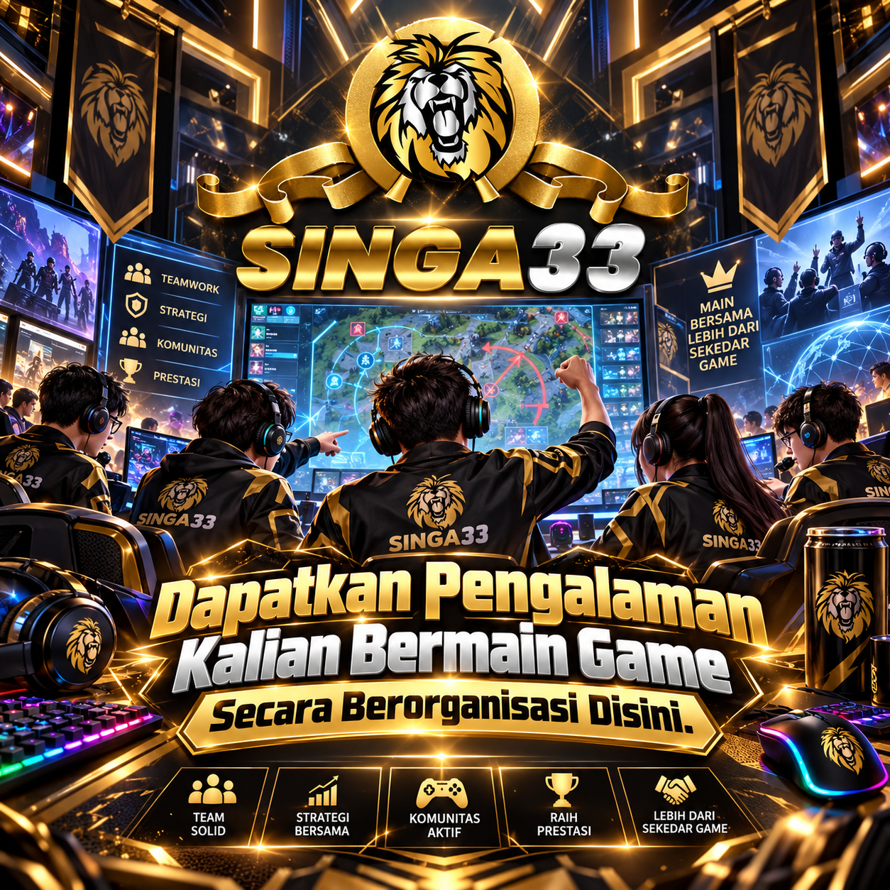SINGA33 > Dapatkan Pengalaman Kalian Bermain Game Secara Berorganisasi Disini.