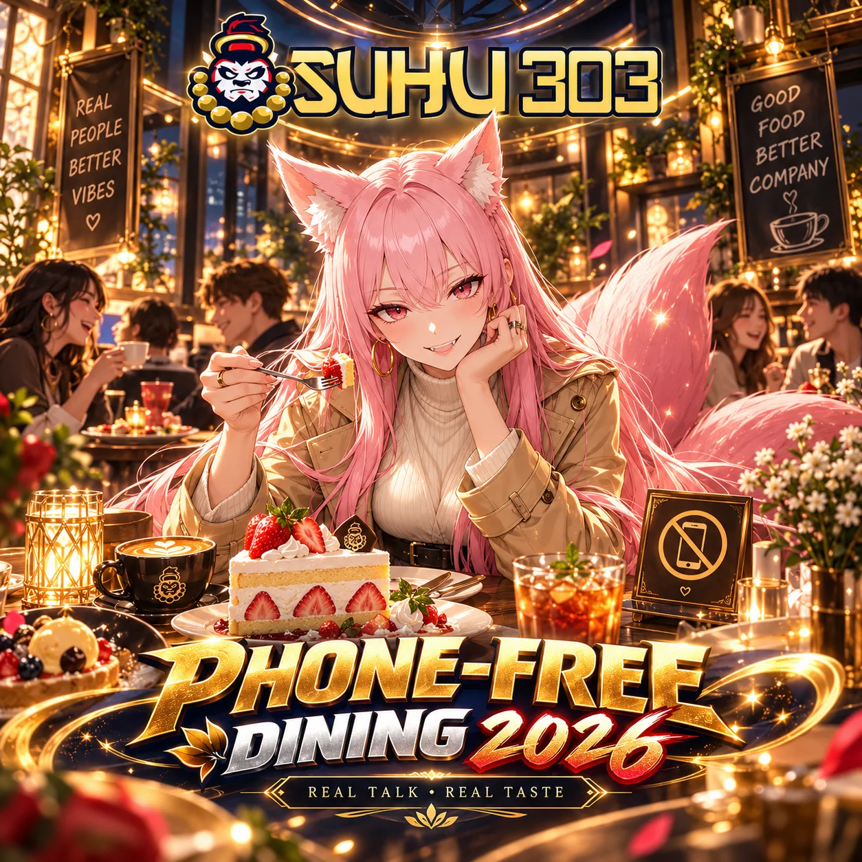 SUHU303 | Phone-Free Dining 2026, Nongkrong Tanpa Layar Makin Hits